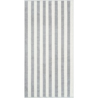 Cawö Bold 6277 grijs/natuur Handdoek 50x100