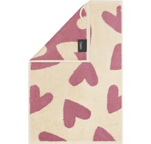 Cawö Heart Beats 6275 beere Gastendoekje 30x50