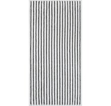 Cawö Black&White 6278 zwart/wit Badlaken 80x150