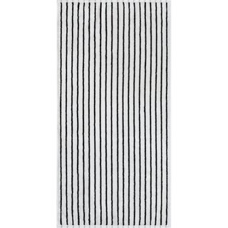 Cawö Black&White 6278 zwart/wit Badlaken 80x150