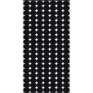 Cawö Black&White 6279 zwart/wit Handdoek 50x100