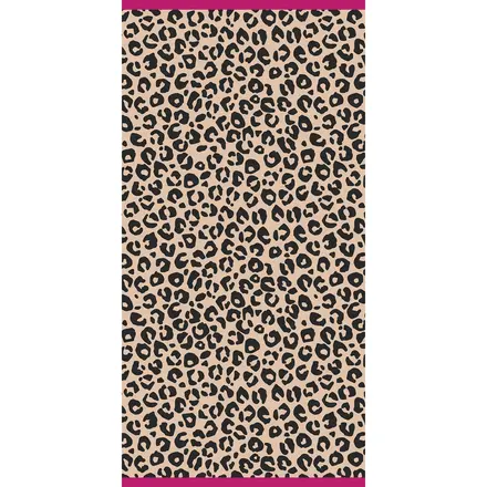 Cawö Beach 5578 natural/Leo Strandlaken 90x180