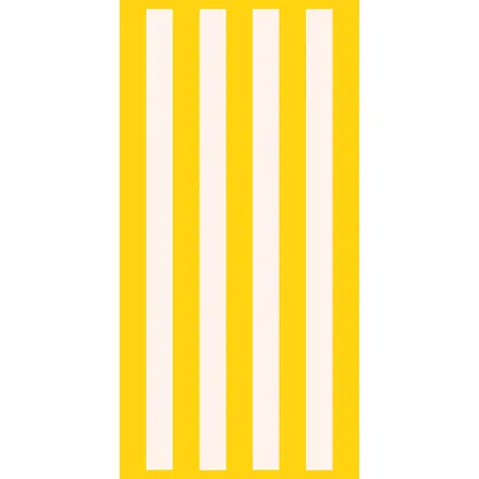 Cawö Beach 5583 yellow/Stripes Strandlaken 90x180