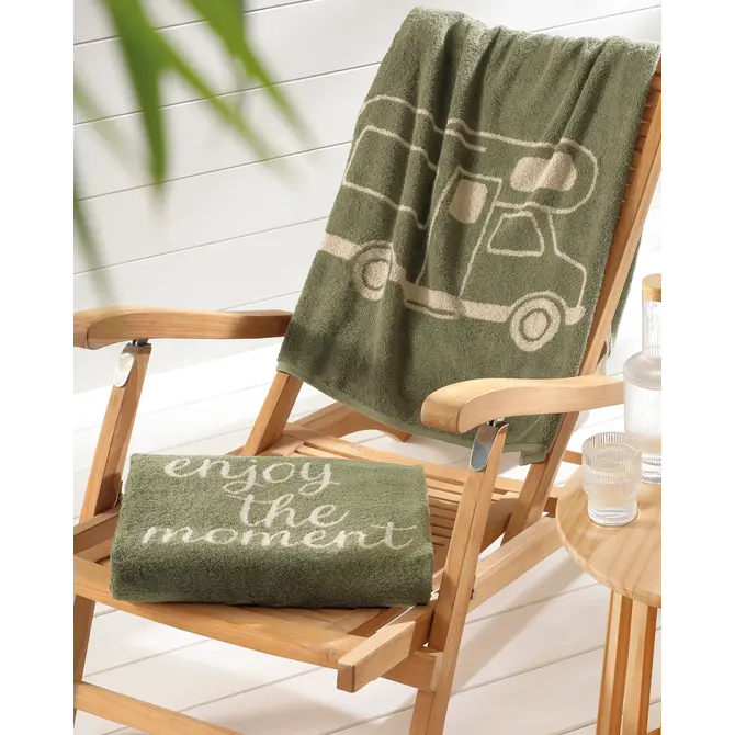 Cawö Travel 6286 field Saunahanddoek 70x180