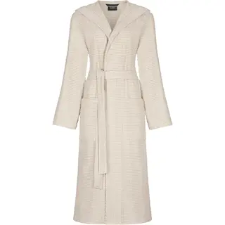 Cawö Home Dames Badjas met Capuchon 6227 travertin XL
