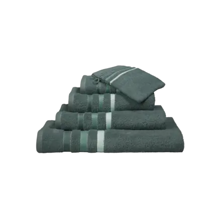 Vandyck Prestige Lines douchelaken 70x140 Forest Green