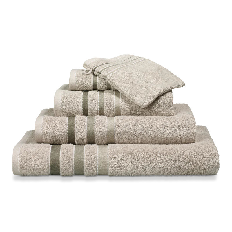 Vandyck Vandyck Prestige Lines Stone Handdoek 60x110