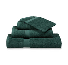 Vandyck Prestige Plain Dark Green Washandje 16x22