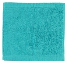 Cawö Lifestyle Uni Gezichtsdoekje Turkoois