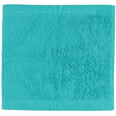 Cawö Lifestyle Uni Gezichtsdoekje Turkoois