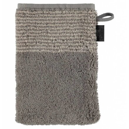 Cawo Two-Tone Washandje Grafiet 16x22