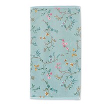 Pip Studio handdoek Les Fleurs Blue 55x100