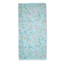 Pip Studio Douchelaken Les Fleurs Blue 70x140