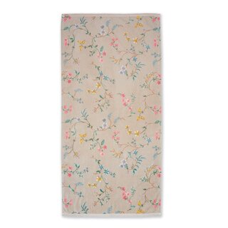 Pip Studio Douchelaken Les Fleurs Khaki 70x140