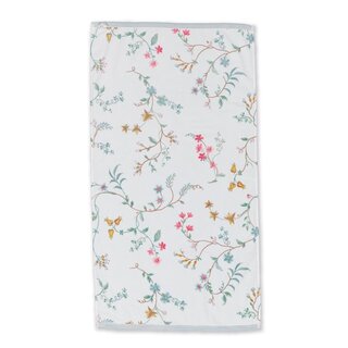 Pip Studio handdoek Les Fleurs White 55x100