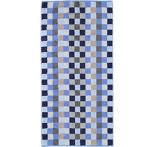 Cawö Unique Karo Handdoek saphir