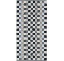 Cawö Unique Karo Handdoek anthrazit
