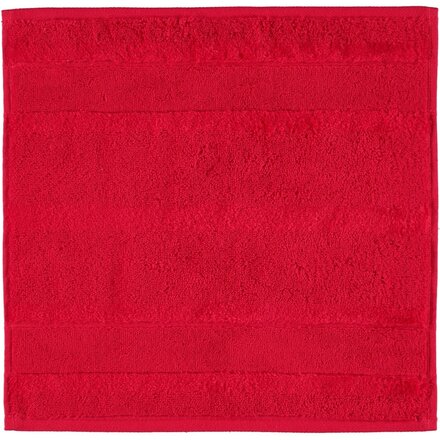 Cawö Noblesse2 Uni Gezichtsdoekje 30x30 Rood