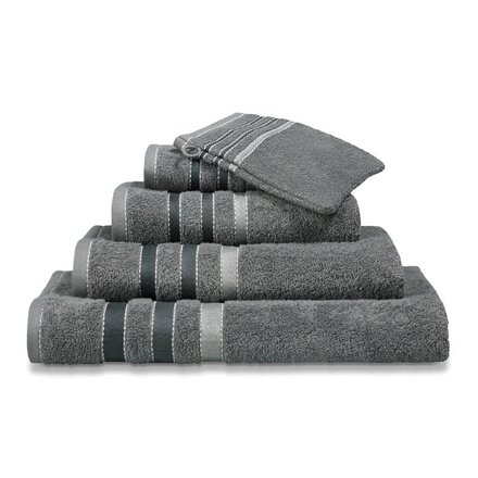 Vandyck Prestige Lines douchelaken 70x140 Mole Grey