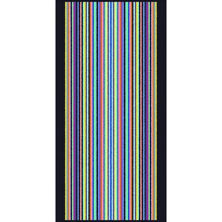 Cawö Remake 2022 anthraciet-multicolor Douchlaken 70x140