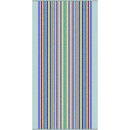 Cawö Remake 2022 platin-multicolor Douchlaken 70x140