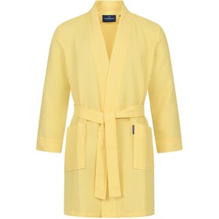 Morgenstern Sascha badjas wafelstof 100cm Geel XL