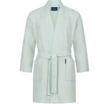 Morgenstern Sascha badjas wafelstof 100cm Mint S