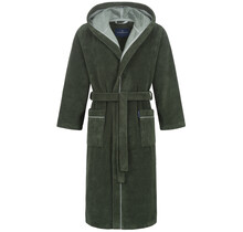 Morgenstern Daniel badjas met capuchon Groen/Olijfgroen S