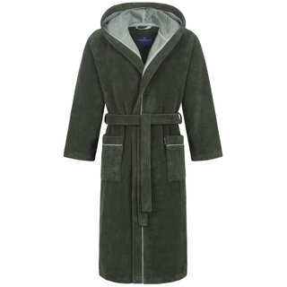 Morgenstern Daniel badjas met capuchon Groen/Olijfgroen S