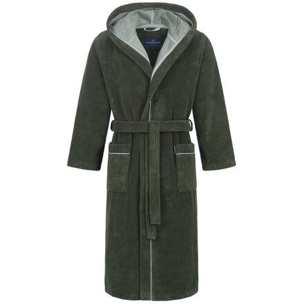 Morgenstern Daniel badjas met capuchon Groen/Olijfgroen S