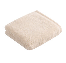 Vossen handdoek Vegan Life ivory 50x100