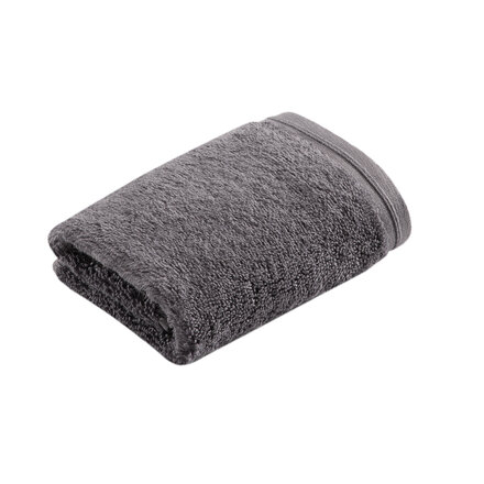 Vossen Gezichtsdoekje Vegan Life dunkelgrau 30x30