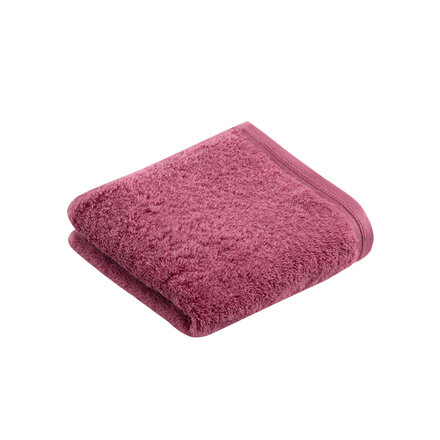 Vossen gastendoekje Vegan Life blackberry 40x60