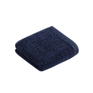 Vossen gastendoekje Vegan Life marine blau 40x60