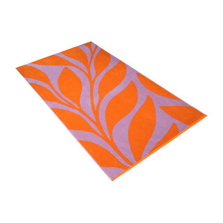 Strandlaken Vossen ocean leaf orange  100x180
