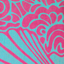 Vossen Strandlaken Vossen aqua flow prim rose 100x180