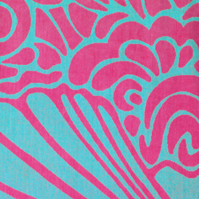 Strandlaken Vossen aqua flow prim rose 100x180