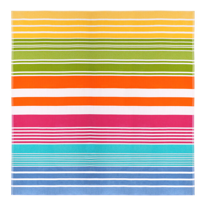 Strandlaken Vossen beach mix light azure 180x180