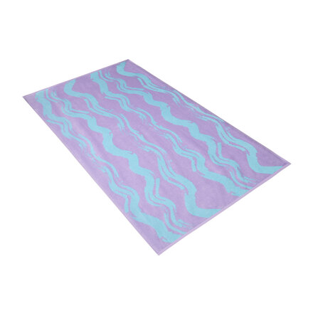 Strandlaken Vossen coast lines lavender touch 100x180