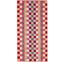 Cawö Unique Karo Badhanddoek koralle 70x140