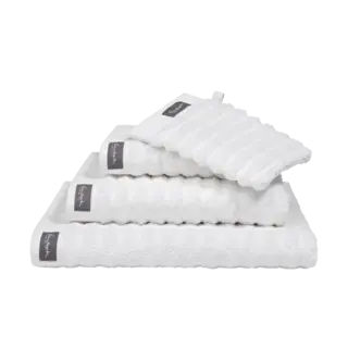 Vandyck Home Wave White Washandje 16X22
