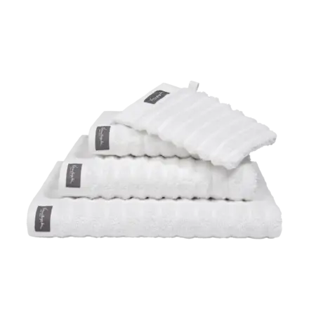 Vandyck Home Wave White Washandje 16X22