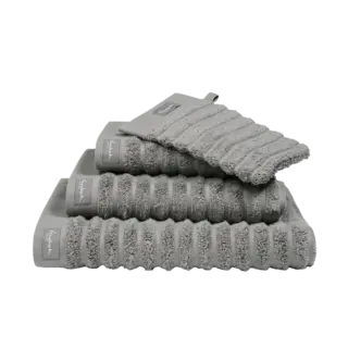 Vandyck Home Wave Mole Grey Washandje 16X22