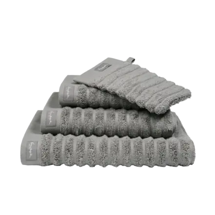Vandyck Home Wave Mole Grey Washandje 16X22