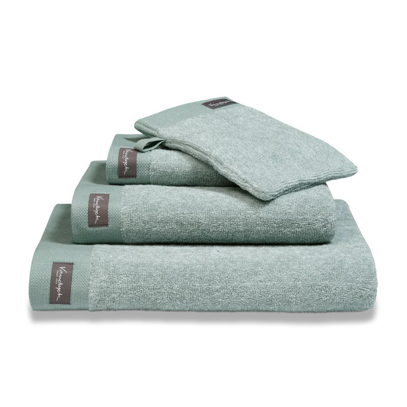 Vandyck Vandyck Home Mouline Pearl Blue Handdoek 60x110