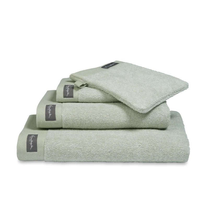 Vandyck Vandyck Home Mouline Smoke Green Handdoek 60x110