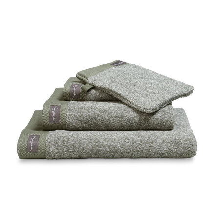 Vandyck Home Mouline Olive Washandje 16x22