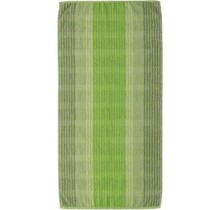 Cawö Cashmere Streifen Badlaken Kiwi 80x150