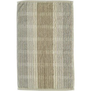 Cawö Cashmere Streifen Gastendoekje Zand 30x50