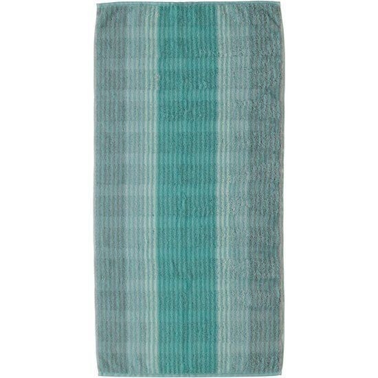 Cawö Cawö Cashmere Streifen Handdoek 50x100 Munt